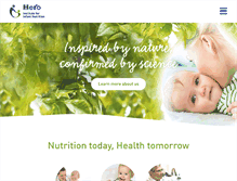 Tablet Screenshot of hero-nutrition-institute.com